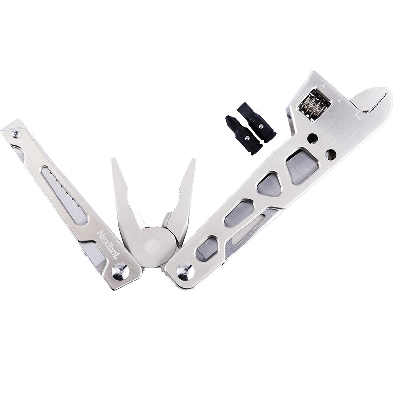 Мультитул NexTool Multi-function Wrench Knife (9 функций) серебристый