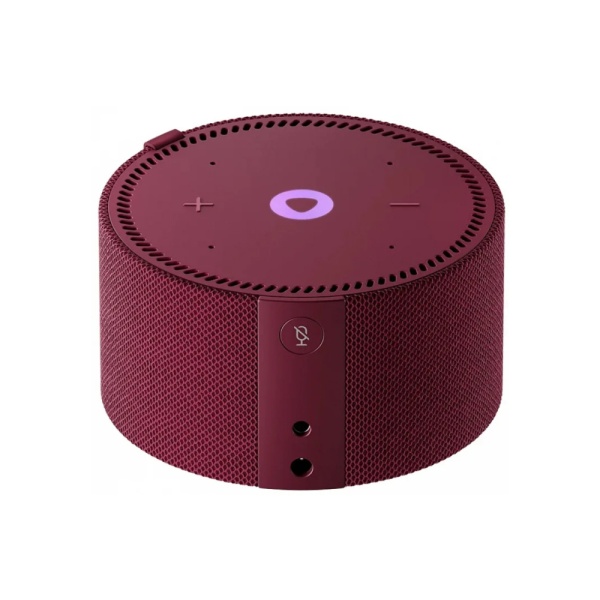 Умная колонка Яндекс.Станция Мини Плюс с часами, красный