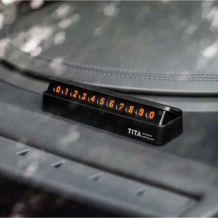 Карта парковочная  TITA Temporary Parking Card, серая