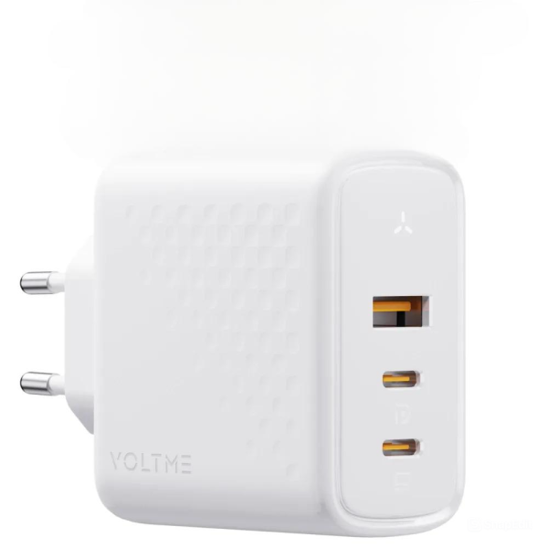 СЗУ VOLTME Revo 100CCA Duo Lite USB-A + 2xUSB-C 100W, белый