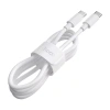 Кабель HOCO X51 Type-C — Type-C, 5A, 100Вт, 1м., белый