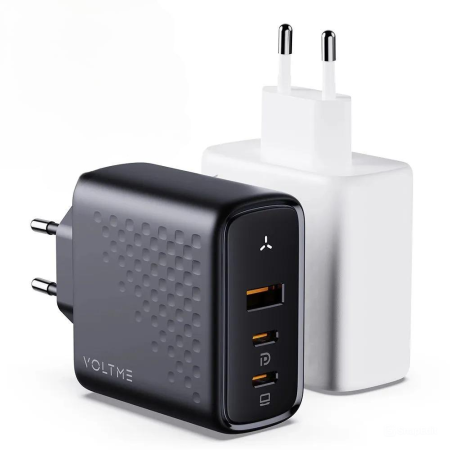 СЗУ VOLTME Revo 100CCA Duo Lite USB-A + 2xUSB-C 100W, белый