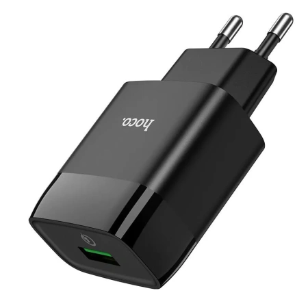 СЗУ HOCO C72Q USB-С, QC3.0, чёрное