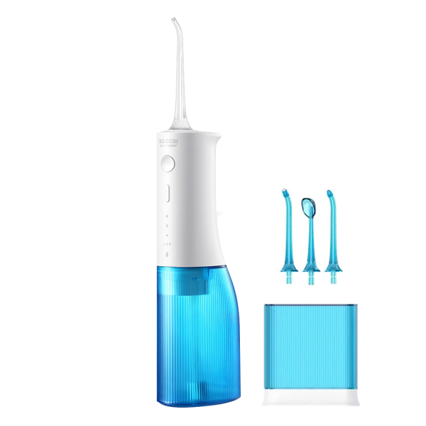 Портативный ирригатор Soocas W3 (4 насадки), голубой