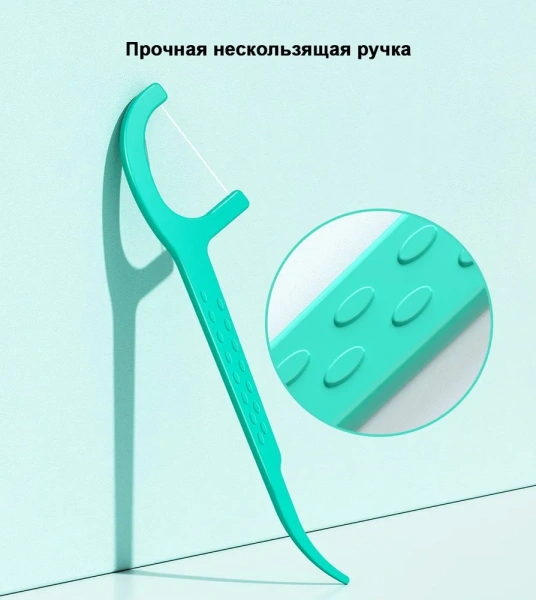 Зубная нить Dr.Bei Dental Floss Pick, 1 упаковка, 50 шт.