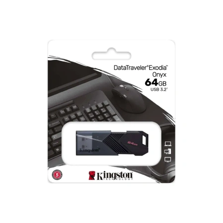 Флеш-накопитель Kingston DataTraveler Exodia Onyx USB 3.0 64GB